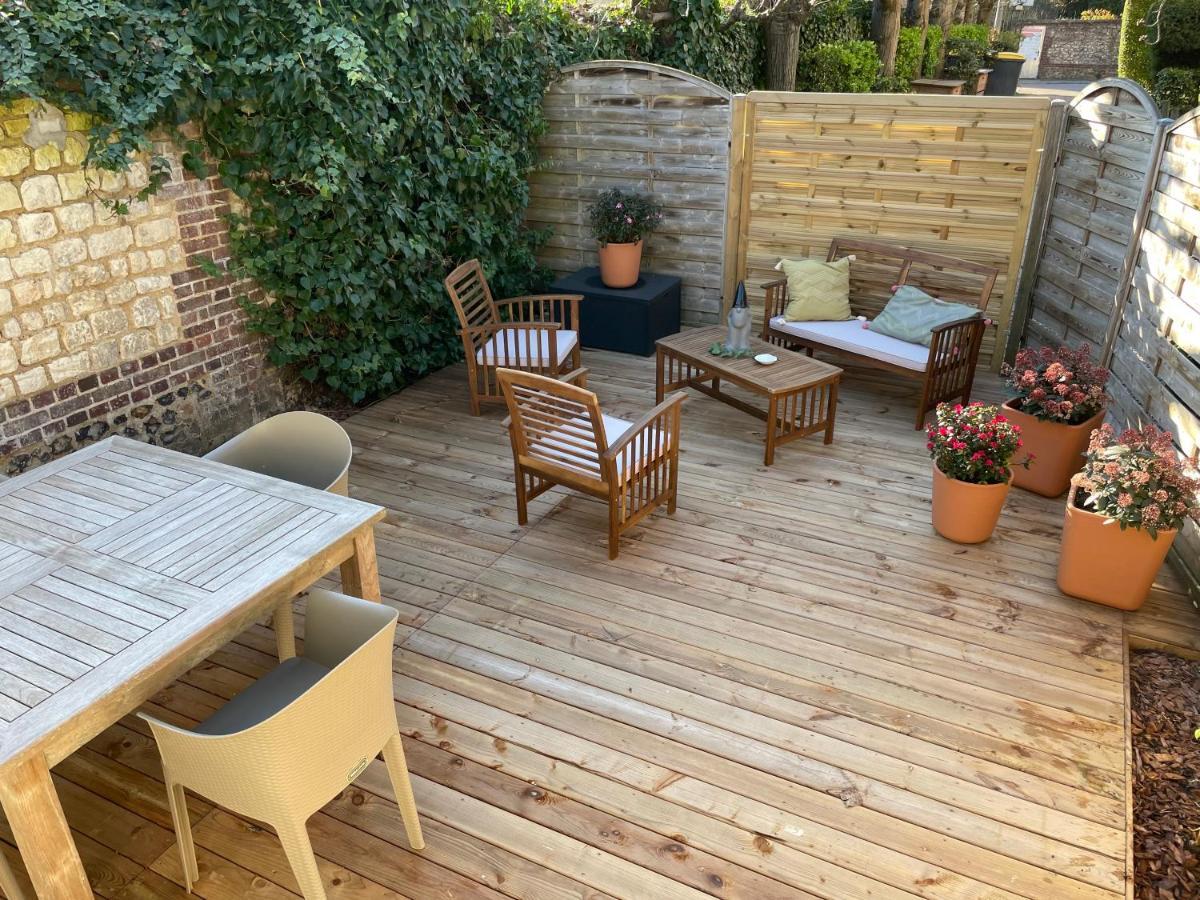 Le 102, Maison Avec Terrasse Et Parking Gare De Rouen Kültér fotó