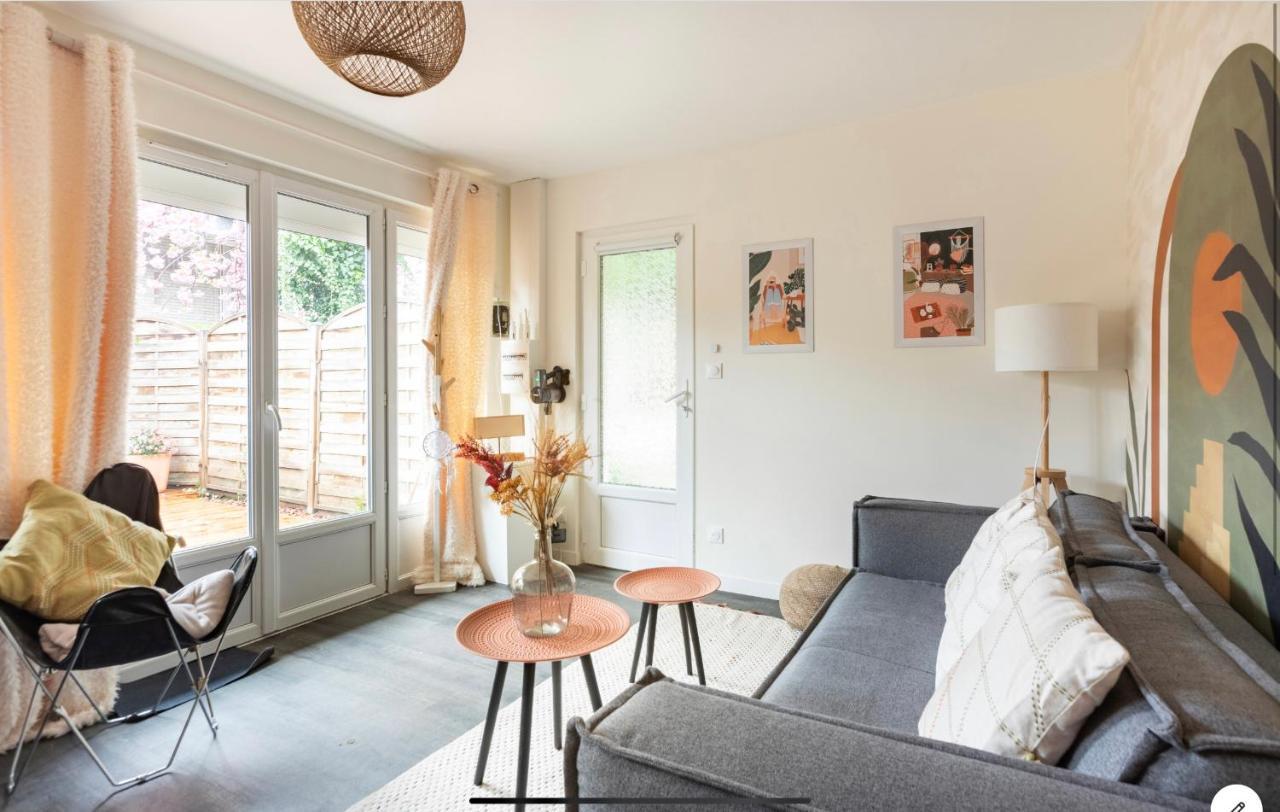 Le 102, Maison Avec Terrasse Et Parking Gare De Rouen Kültér fotó